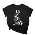 thumbnail image 1 of Tops de Cuello Alto para las Mujeres Amante Impreso Camiseta Cuello Redondo Manga Corta, Poliéster Spandex, 1 of 7