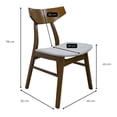 thumbnail image 3 of Set de 6 Sillas Modernas de Madera NORVAL, 3 of 10