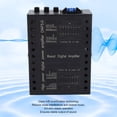 thumbnail image 4 of Amplificador DSP Para Automóvil, Clase Compacta AB, Fácil Instalación, Amplificador De Potencia Para Automóvil, Negro Mate, Estable Para Sistemas De Sonido Para Automóvil, 4 of 7