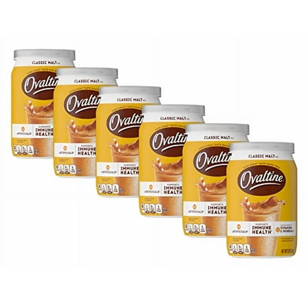 Ovaltine Classic Malt Drink Mix (Pack of 6)