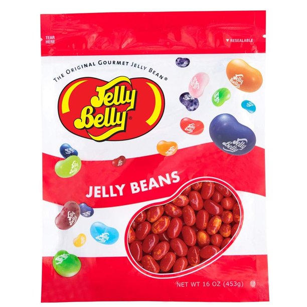 Jelly Belly Sizzling Cinnamon Jelly Beans 1 Pound (16 Ounces
