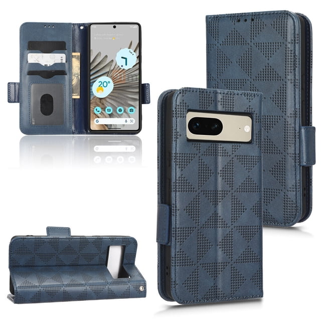 Google Pixel 7 PRO 5G Case , Leather Wallet Cover Magnetic Full Body Shockproof Stand Flip Case for Google Pixel 7 PRO 5G