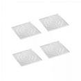 thumbnail image 1 of Luzkey 2x4 Pieces Silicone Furniture Leg Pads Clear Easy to Use Wear-Resistant Anti-Slip Floor Protector Chair Leg Pads for Chair Sofa Table Legs , 4 Pcs, 1 of 8