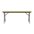 thumbnail image 2 of Correll Cf2460Px-38 . 75 Inch High-Pressure Top Folding Tables - Fixed Height - Yellow, 2 of 4