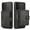 Black, variant on ELEHOLD Case for Samsung Galaxy A13 4G, 2-in-1 Magnetic Shockproof Leather Wallet Flip Case Cover, Detachable Card Holder with Stand,Black
