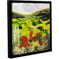 ArtWall Allan Friedlander "Meadow Lark" Gallery-wrapped Floater-framed Canvas