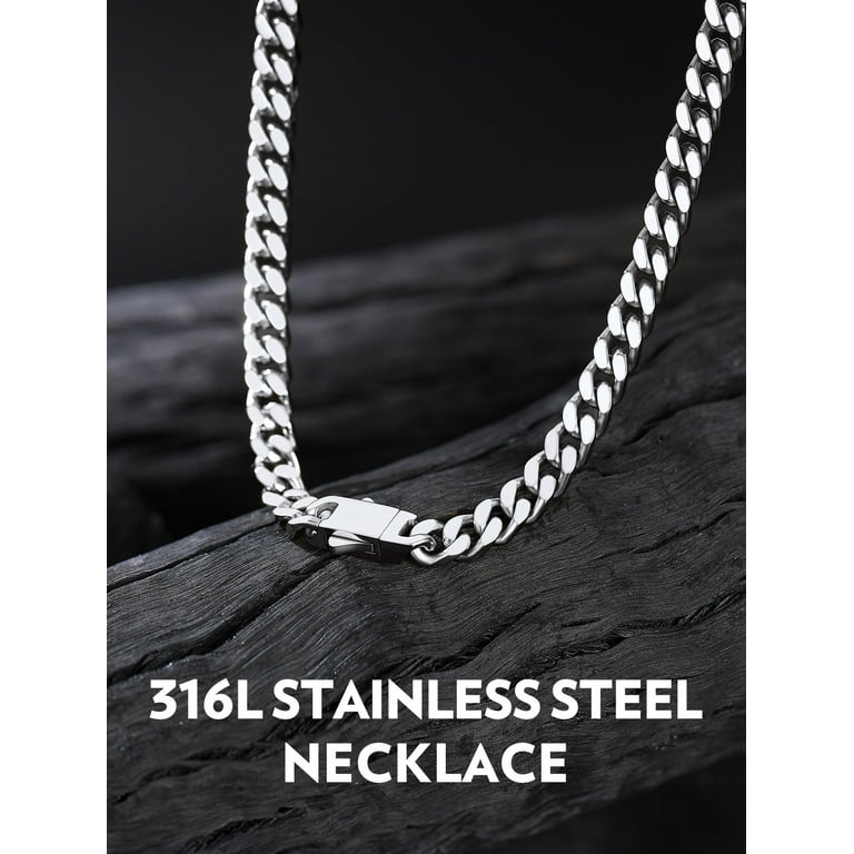 Bandmax Men's Miami Cuban Link Chain Necklace photo 2