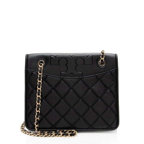 Pre-Owned Tory Burch Leather Savannah Chain Shoulder Bag