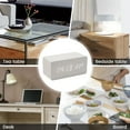 thumbnail image 3 of Wooden Digital Alarm Clock LED Alarm Clock With Temperature Desk Clocks For Office Bedside Clock For Home Decor, 3 of 12