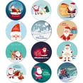 thumbnail image 4 of Pegatinas de sellado con temática navideña de Papá Noel, regalos de bricolaje para fiestas de Navidad y Año Nuevo, decoración enviada, paquete multifunción, etiqueta linda, 4 of 5