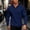 Navy, variant on Kosheko Men's Long-Sleeve Rugged Solid Slim-Fit Tee, Smooth Stretch Knit Fabric for office layering & everyday wear Green L