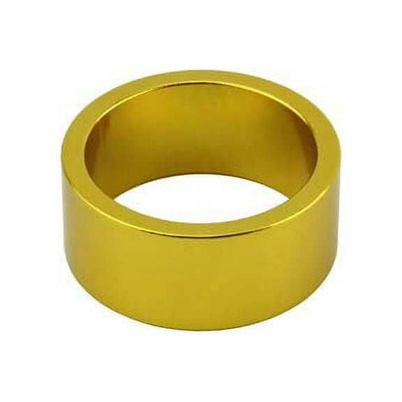 Alta 1 1/8" Bike Headset Spacer, 15mm, Multiple Colors (Yellow)