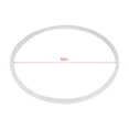 thumbnail image 2 of Peahefy 6 Sizes Replacement Clear Silicone Gasket Sealing Ring for Home Pressure Cooker Kitchen Tool, Cooker Sealing Ring, Vent Plugs, 2 of 2