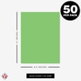 thumbnail image 6 of Lime Green - Bright Color Card Stock Paper, 65lb. 8.5 X 11 Inches 50 Per Pack, 6 of 6