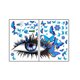 thumbnail image 1 of Naiovety 2 uds pegatina de pared pestañas mariposas póster moderno personalidad DIY papel pintado pegatinas fondo para TV pasillo Decoración del hogar ZSZ1192-B ZSZ1192-B Naiovety HA078941-02, 1 of 6