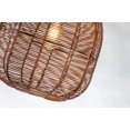 thumbnail image 3 of ELE Light & Decor ELE-GL009D38-NC Luna 1-Light Brown Pendant Light, 3 of 8