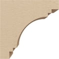 thumbnail image 3 of 3"W x 6"D x 6"H Classic Pescadero Rough Cedar Woodgrain TimberThane Corbel, Primed Tan, 3 of 6