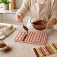thumbnail image 5 of 20 Cavity Long Strip Silicone Chocolate Mold 20x12cm Non Stick Flexible Tray For Candy Soap Crayon Homemade Baking Craft, 5 of 5