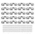 thumbnail image 2 of Door Hinge Set, Noiseless Door Hinge Stable and Durable 20PCS 4 Inch Surface Mounted  for Blind Window, 2 of 7