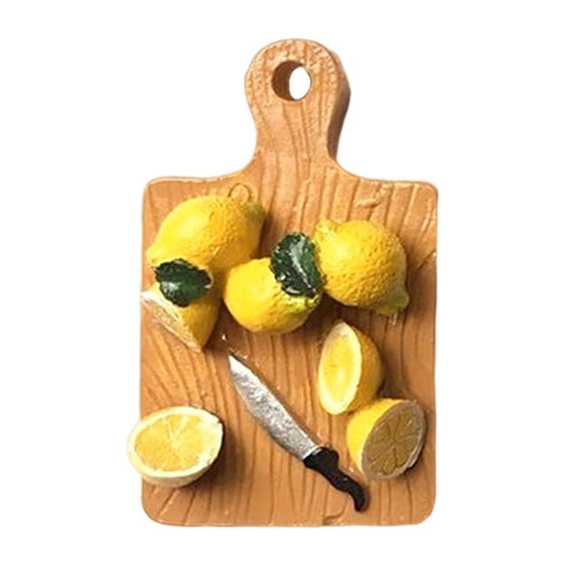 Resina 1: 6 Muñeca Tab de Muebles de cocina Regalos Zulema Tabla de cortar de casa de muñecas