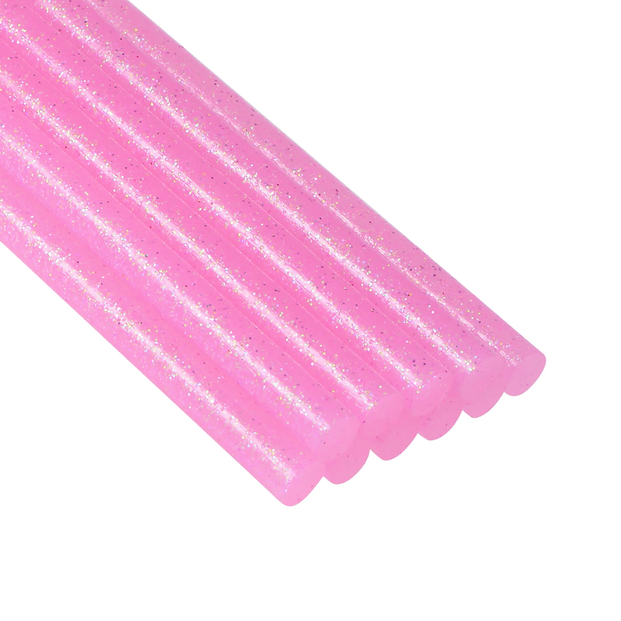 Petift Colored Glitter Hot Glue Sticks,Hot Melt Adhesive Glue Sticks Mini Size 0.27 inch by 3.93 inch,12 Color 60 Pcs for Arts Crafts, DIY, Home