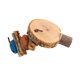 thumbnail image 4 of Plataforma De Percha Para Jaula De Pájaros Plataforma De Soporte De Madera Redonda Fijación De Tornillo Resistente A Mordeduras Saludable Nutritivo Natural Con Cuerda Para ANGGREK  Mascotas, 4 of 8