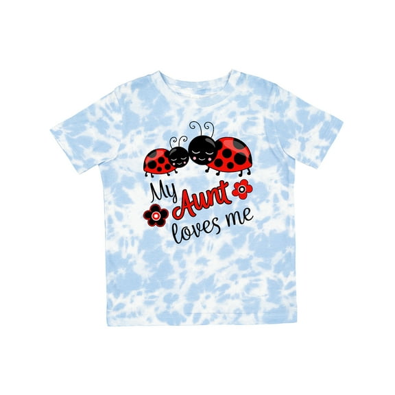 Inktastic My Aunt Loves Me with Cute Ladybugs Boys or Girls Toddler T-Shirt