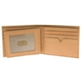 thumbnail image 2 of Mens Tan Luciano Natazzi RFID Blocking Bifold Wallet Nappa, 2 of 6