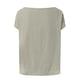 thumbnail image 2 of Gibobby Playera de Verano para Mujer Camiseta manga corta con cuello redondo informal color sólido suelto para mujer(Caqui,XL), 2 of 5