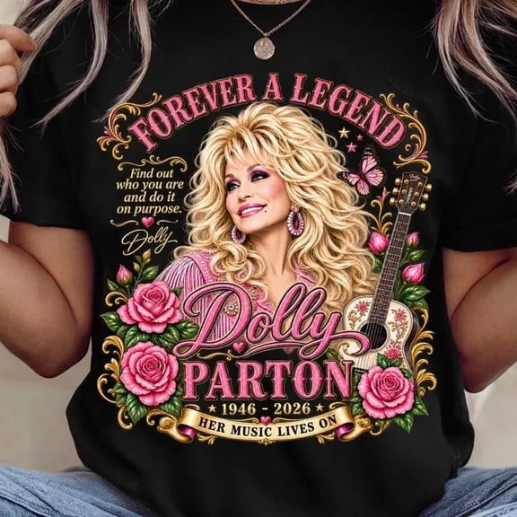 Dolly Memorial T-Shirt, Country Music Memorial T-Shirt, Country Singer T-Shirt, Vintage Western Shirt