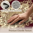 thumbnail image 6 of ODIKA 2'x3' Washable Accent Rug Pet Friendly, Bedside Mat Traditional Way Motif Decorative Border Vintage Hallways for Bedroom, Nursery, RV, 6 of 7