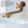 thumbnail image 4 of Antique Garden Faucet with Extended , Vintage Design, Single Cold Water Control, Copper Material, Freeze, 4 of 8