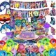 thumbnail image 2 of Serie de fiestas Inside Out 2, pancarta desechable para tarta, decoración para tarta de cumpleaños, bandera colgante, globos de Inside Out, 2 of 3