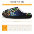 thumbnail image 2 of Looney Tunes Marvin The Martian Slippers for Kids, Cute Soft Plush Anti-slip Fluffy Fuzzy House Slippers Warm Soft Plush Non-Slip Indoor Outdoor Slip-on Shoes for Boys Girls, 2 of 8
