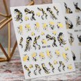 thumbnail image 2 of Marbling Nail Art Stickers Decals, Gold Black Stripe Line Nail Self-Adhesive Sticker Designs, 3D French Marble Wave Line Nail Transfer Decal Acrylic S, 2 of 4