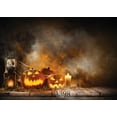 thumbnail image 2 of ABPHOTO Polyester 7x5ft Photography Backdrops Halloween Horror Night Pumpkin Vintage Wood Floor Scene Seamless Newborn Baby Adults Masquerade Portraits Photo Background Photo Studio Props, 2 of 3