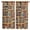 LEX03531, variant on Ancient Library Book Curtain For Living Room Kids Bedroom Kitchen Window Curtains Home Interior Drapes