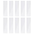 thumbnail image 1 of 10uds Tira Espejo Pared Pegatina, 2 x 7.9 Auto Adhesivo Acrílico Espejo Pared Tiras Calcomanía Removible  para Hogar Dormitorio Fondo DIY Decoración, Plata, 1 of 7