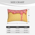 thumbnail image 6 of Fotbe Pink Ice Cream Pillow Cases - Envelope Closure - Luxury, Extra Soft, Cooling Pillow Covers - Wrinkle, Fade, Stain Resistant-20"x30", 6 of 9