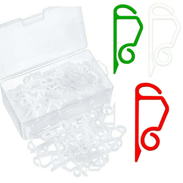 Bobasndm 50Pcs Christmas Light Bracket,Christmas Light Hook for outdoor