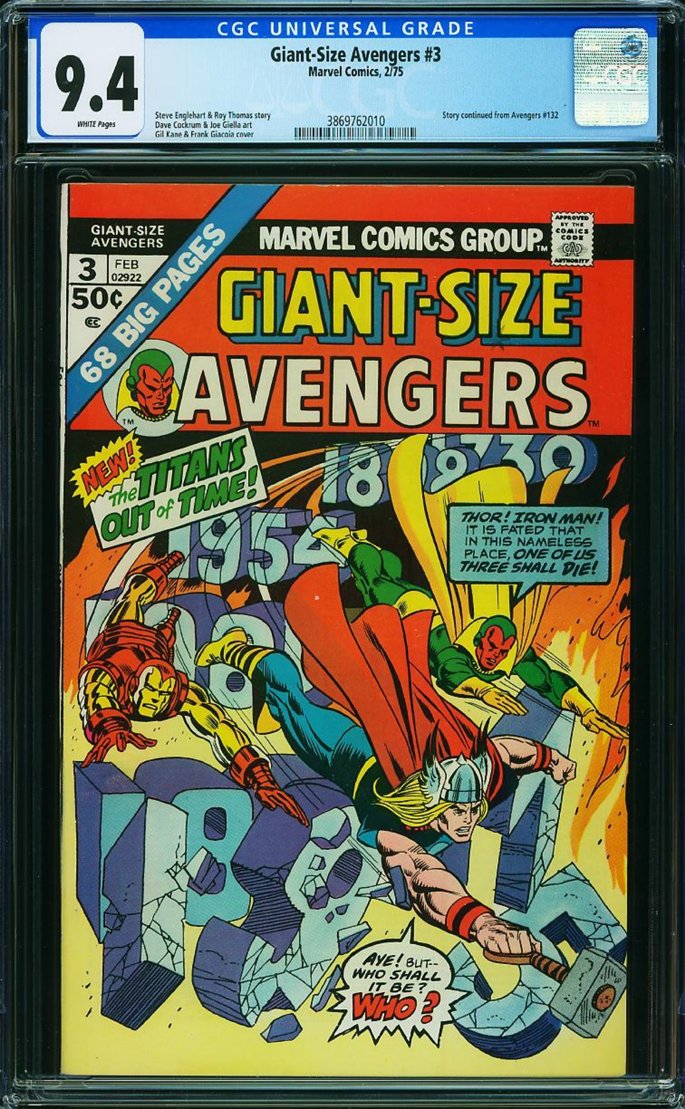 Cover of Giant-Size Avengers #3