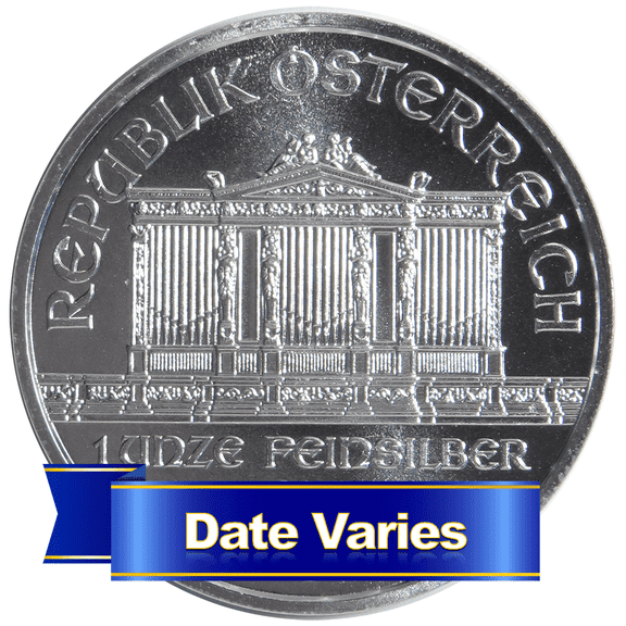 1.50 Euro Silver Austrian Philharmonic 1 oz BU Random Year