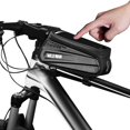 thumbnail image 4 of Bicicleta Ciclismo Bolsas Bolsa delantera marco impermeable , pantalla de TPU, carcasa dura, paquete de MTB, organizadores, bolsa de tubo , Magideal Bicicleta Ciclismo Bolsas, 4 of 6