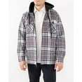 thumbnail image 3 of Visive Mens Heavy Sherpa-Lined Flannel Zip-Up Fleece Hoodie Jacket - Warm & Cozy for Winter - Versatile Outdoor Layer for Hiking, Camping & Everyday Winter Wear - Stylish & Durable, 3 of 7