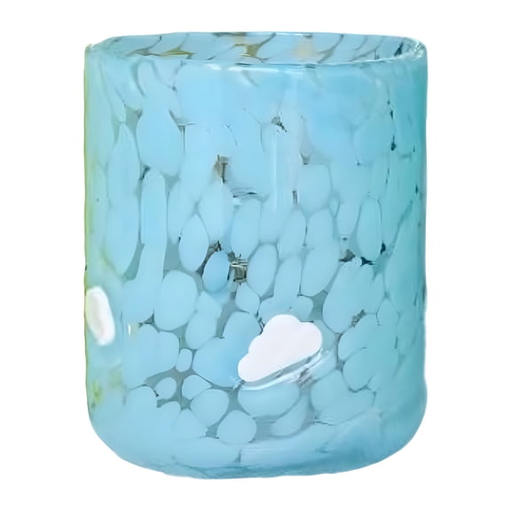 BPPEG Halloween Icon Juice Glasses,14Oz Icon Stemless Coffee Cocktail Drinking Cups,Halloween Drinking Glasses for Gift & Halloween Party Drinkware,Blue,4.33*2.36,Halloween