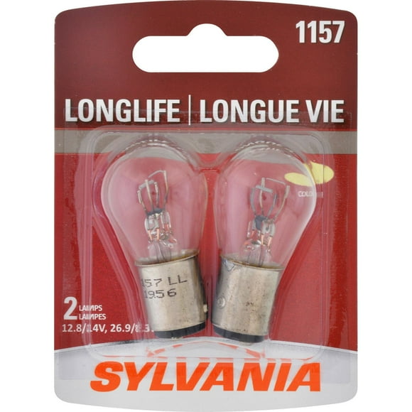 SYLVANIA 1157 Long Life Mini Bulbs, Pack of 2, 12.8 V