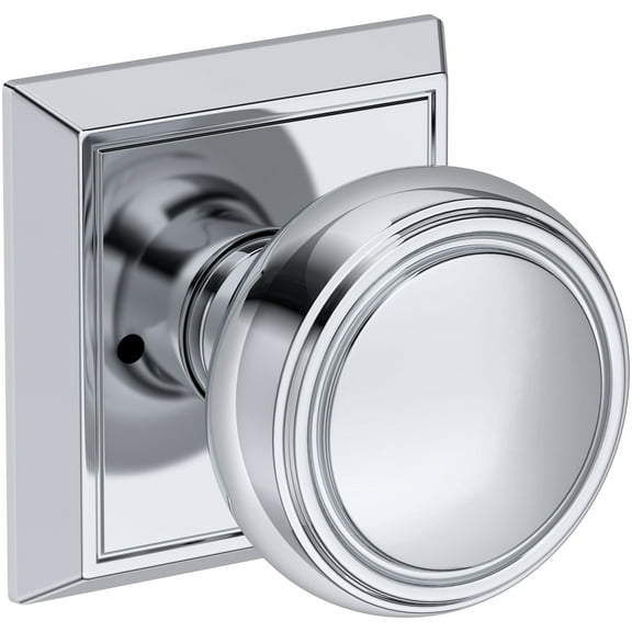 Baldwin Pv.Bre.Chr Bremerton Privacy Door Knob Set - Chrome