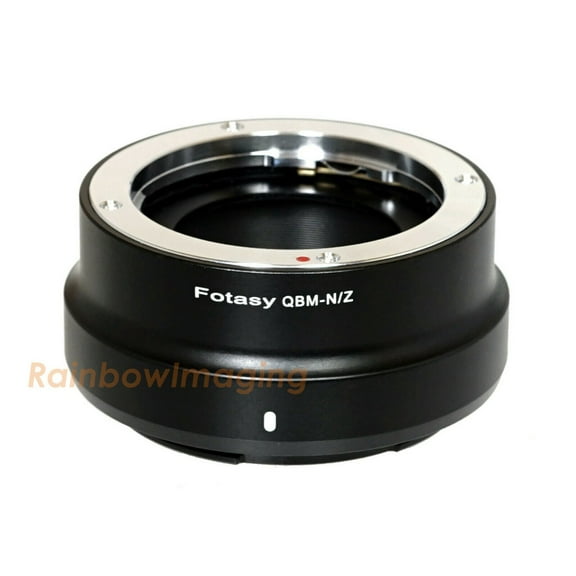Fotasy Rollei QBM Lens to Nikon Z Mount Mirrorless Camera Adapter, Compatible with Rollei QBM Lens & Nikon Mirrorless Z5 Z50 Z6 Z7 Z6II Z7II Z fc Z9