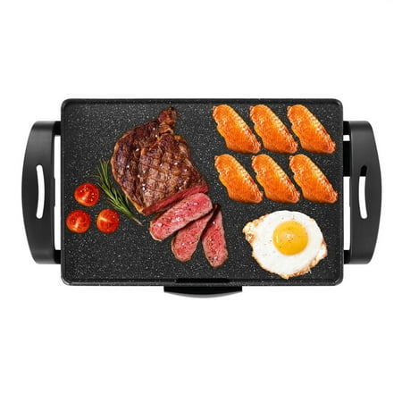 

The Rock 19 x 13 Electric Griddle – Non-Stick Rock.Tec Surface Adjustable Temperature 1500W Power for Family Meals