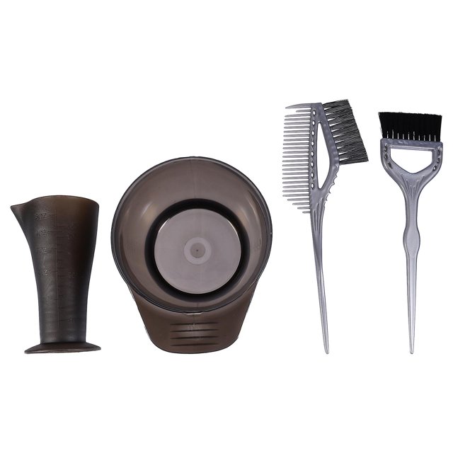 Cuenco ligero para teñir el cabello, 4 piezas, recipiente para mezclar el color, herramienta para teñir el cabello en salones de belleza